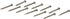 M-D Building Products 21501 1-1/4 in. Silver Floor Metal Screw Nails, 12Ct