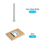 Hex Bolts (M8-1.25x90mm) 10Pcs, 304 Stainless Steel Coarse Fully Threaded Hex Head Screw Bolt for Furniture Repair