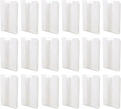 KICHOUSE 30 Pack Kraft Paper Bread Bags with Window, Oil-proof Loaf Pouches