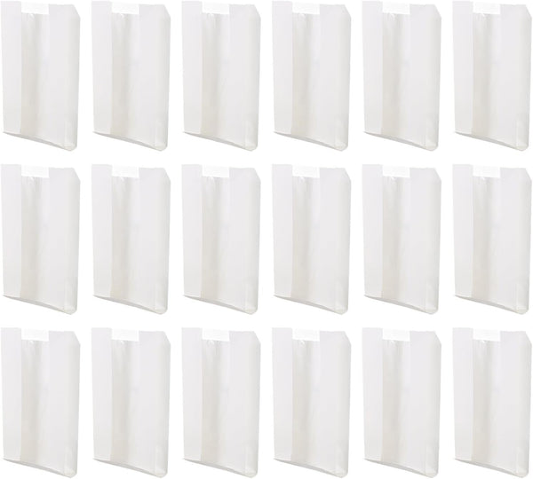 KICHOUSE 30 Pack Kraft Paper Bread Bags with Window, Oil-proof Loaf Pouches