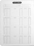 Top Flight Sewn Marble Composition Book, Black/White, College Rule, 9.75 x 7.5 Inches, 100 Sheets (41350)