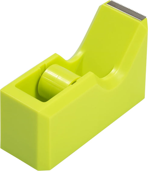 JAM PAPER Colorful Desk Tape Dispensers - Lime Green, Sold Individually