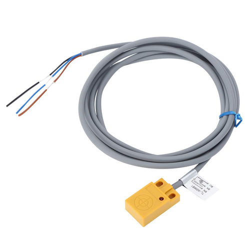 PNP NO Proximity Sensor Switch, 3 Wires Inductive Type DC12 to 24V, ABS Shell with Shielded Probe