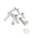 #8-32 UNC Stainless Steel Phillips Pan Head Machine Screws Nuts Flat Washers Assortment Kit
