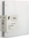 JAM PAPER Clear 2 Inch Plastic Binder - 3 Ring Binder - Sold Individually