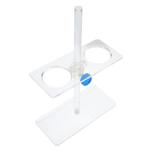 Healvian Adjustable Chemistry Laboratory Stand Set, Utensils Lab Stand Rack for Funnel, Metal Funnel Tool Stand