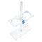 Healvian Adjustable Chemistry Laboratory Stand Set, Utensils Lab Stand Rack for Funnel, Metal Funnel Tool Stand