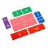 hand2mind Plastic Double-Sided Decimal and Fraction Tiles, Montessori Math Materials, Set of 51