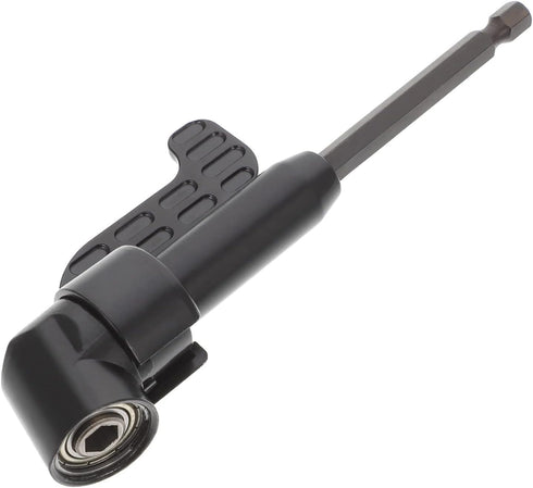 105 Bit Corner Universal Adapter Screwdriver, Electric Power Tools 105 Degree Angle Drill Attachment, Black