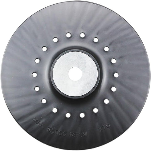 BHA Angle Grinder Ribbed Backing Pad for Resin Fiber Disc, 7" x 5/8" x 11