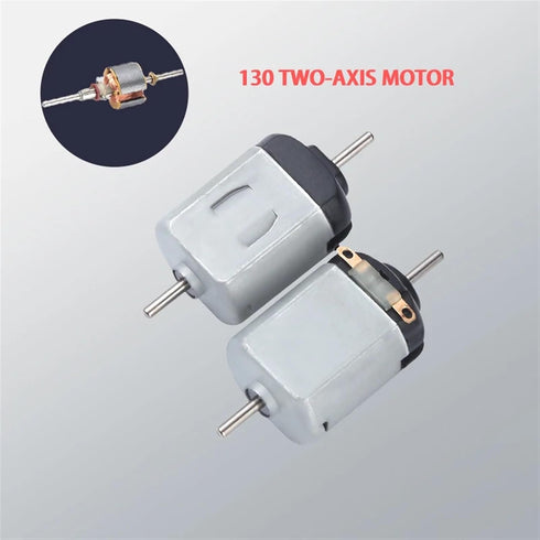 YMZYEKB 1PCS F130 130 3V 3.7V 5V 6V 11000RPM 16mm Mini Dual Shaft Motor High Speed Micro Electric Motor DIY Hobby Toy
