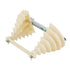 Electrical Machine Plastic Single Phase Coil Wire Winding Head Holder - 6 Layer Beige