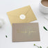 Obbyidk 40 Gold Foiled Thank You Cards with Envelopes, Thank You Card Assortments, Suitable for Baby Shower, Bridal