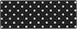Polka Dot Black & White Gaming Mouse Pad Mat - Extended Large XXL (31.5 x 11.8 in), Non-Slip Rubber Base