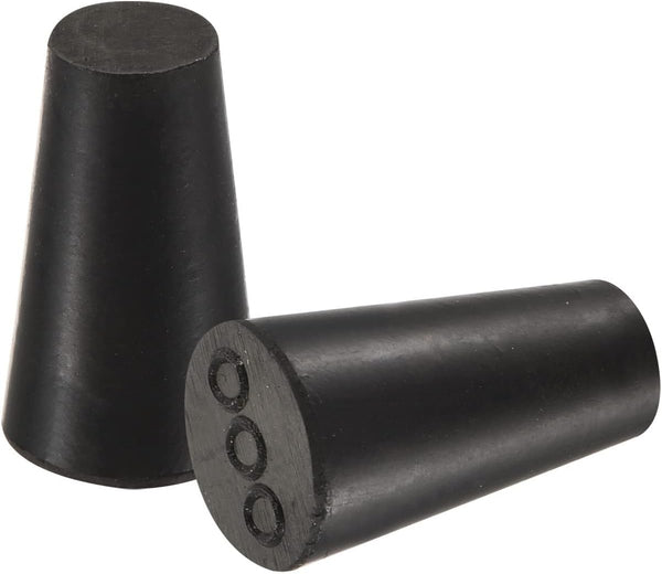 MECCANIXITY 10 Pieces Rubber Tapered Plug, 8.2mm to 12.7mm Solid Test Tubes Bungs Stopper