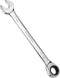 WORKPRO 10 mm Ratcheting Combination Wrench Metric, CR-V Constructed with Mirror Polish