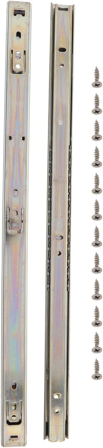 Heavy Duty Keyboard Drawer Slide 27-Inch Full Extension Ball Bearing Side Mount