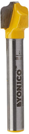 YONICO Traditional Ogee Groove Router Bit 1/2-Inch 1/4-Inch Shank 14976q