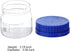 Lab Media Storage Reagent Wide Mouth Bottles, Borosilicate Glass Graduated GL70 Screw Cap, Pack of 4, 150ml