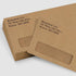 LUXPaper #10 Business Window Envelopes, 4 1/8" x 9 1/2", Grocery Bag Brown, 70lb Text, 50 Qty
