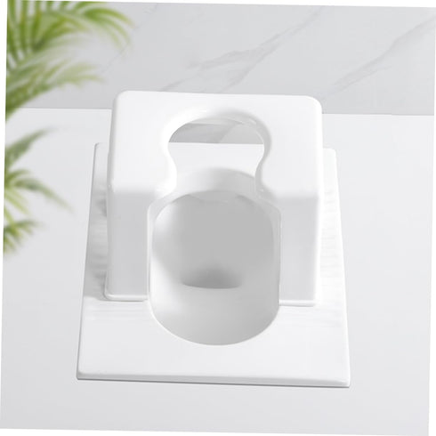 Non-Slip Bathroom Stool for Kids and Adults - Sturdy Toilet Step Stool