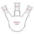 StonyLab Glass 250ml Heavy Wall 3 Neck Round Bottom Flask RBF with 24/40 Standard Taper Outer Joint