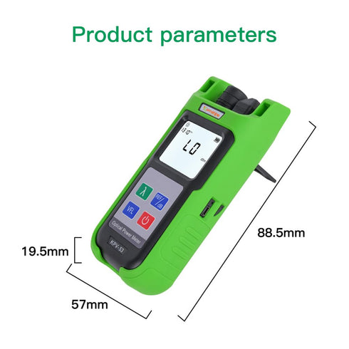 Komshine KPV-53 Optical Fiber Power Meter OPM, 7 Wavelengths 850~1700nm, Fiber Loss Tester