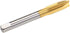 uxcell M10 x 1.5 Spiral Point Plug Threading Tap, High Speed Steel HSS 6542, Titanium Coated for Thread Repair