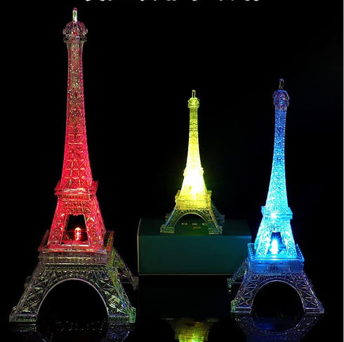 anso Large Color Changing Eiffel Tower LED Night Light
