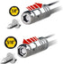 Klein Tools 32596 Magnetic 8-in-1 Multi-Bit Screwdriver/Nut Driver with Hex, Phillips, Schrader Bits, Nut Drivers
