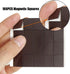 FCLUB Ultra-Thin Adhesive Magnets, 100Pcs Self-Adhesive Magnetic Squares for Crafts