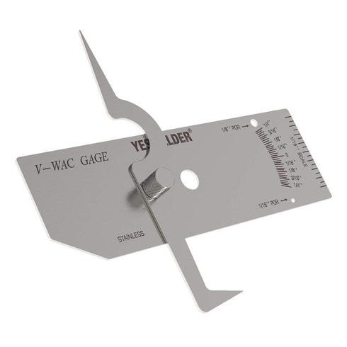 YESWELDER V-WAC Single Weld Gage Inch Inspection Gauge
