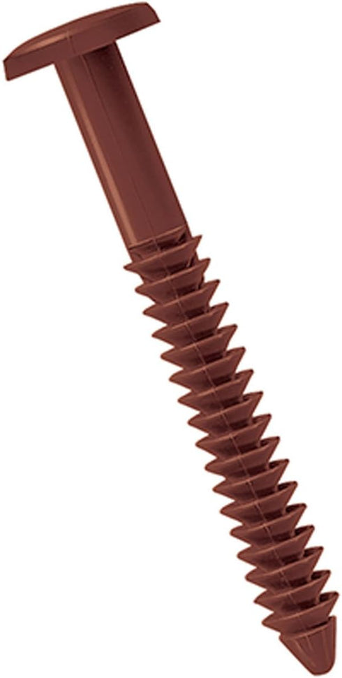 Ekena Millwork 3" Lifetime Vinyl Shutter-Lok's, Burgundy Red (4/Bag)