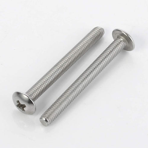 1/4-20 x 1-1/2" Truss Head Machine Screws, Full Thread, 304 Stainless Steel, 25 PCS
