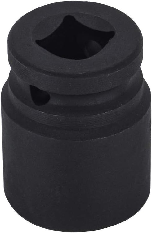 Genius Tools 444020 1/2" Dr. Impact Socket, 20mm Cr-Mo