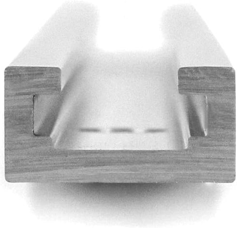QWORK 12" T-Track, 4 Pack Aluminum Double Track with Mounting Holes for Woodworking
