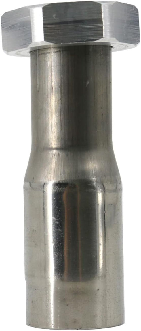 1-1/4" Stainless Steel Sink Drain Tailpiece with Nut and Washer for 1 NPS Bar Sink Drain (1-1/4" Tailpiece)
