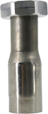 1-1/4" Stainless Steel Sink Drain Tailpiece with Nut and Washer for 1 NPS Bar Sink Drain (1-1/4" Tailpiece)