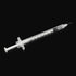 U 100 1cc Syringe 1ml 31 Gauge 5/16 Inch 8mm with Disposable Gauze Pads, Individual Package, 20 Pack