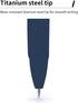 Rollerball Gel Ink Pens, 12 Pack, Blue Ink, Line Width 0.5mm for Office Supplies