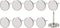 Upholstery Nail Tacks - 150Pcs Iron Flat Head Push Pins for Home Kitchen Furniture Construction, Silver Tone