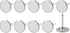 Upholstery Nail Tacks - 150Pcs Iron Flat Head Push Pins for Home Kitchen Furniture Construction, Silver Tone