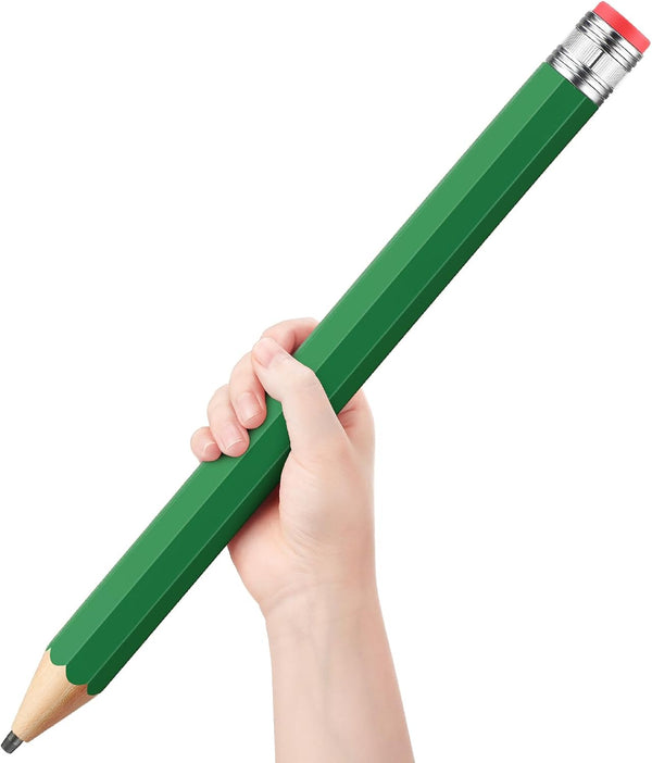 Trandraft 16 Inch Wooden Large Jumbo Pencils Giant Big Funny Wood Pencil with