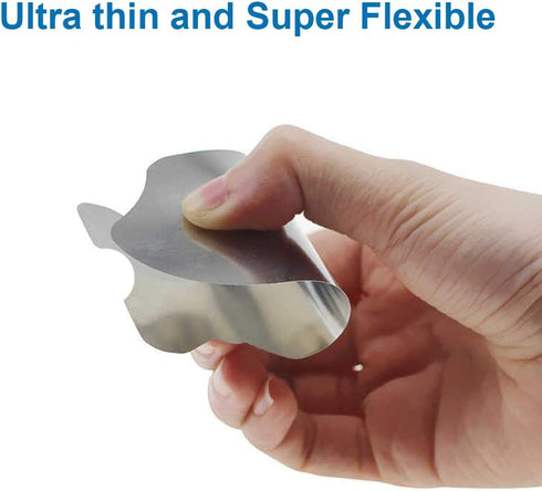 MMOBIEL 5 Pcs/set Ultra-Thin 0.1mm Professional Stainless Steel Curved Spudger Pry Blade Repair Tool