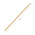 Favordrory 3/8 Inch Brass Round Rod, 1PCS Lathe Bar Stock, 14 Inches in Length, 3/8 Inch Diameter
