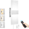 GOODATE Plug in Wall Sconces with Stepless Adjustable 3000K-6500K Colors and 10%-100% Brightness,