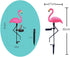 Waterproof Solar Flamingo Garden Light, Durable Blow Molded Flamingo Shape with Removable Ground Plug
