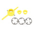 Pipe Threader Plumbing Tools, Alloy + Plastic PVC Thread Tool Maker, Manual Hand Tool Set