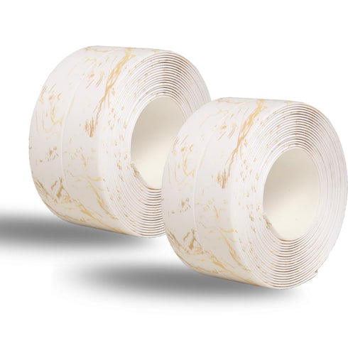 Kitchen & Bath Tape Caulk Strip, 10.5 Ft x 1.5 Inch, Self Adhesive Waterproof Sealing Tape, 2PCS