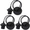 Icole Ceiling Light Pendant Fitting E26 Lamp Holder Black Ceiling Rose Modern Vintage